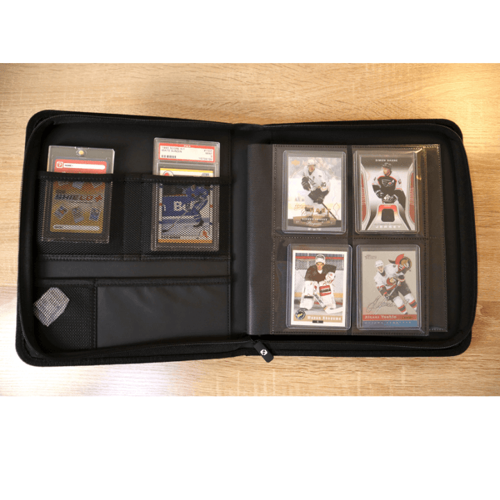 9-pocket binder pages for trading cards – 40-sheet card storage pages – EVORETRO hockey