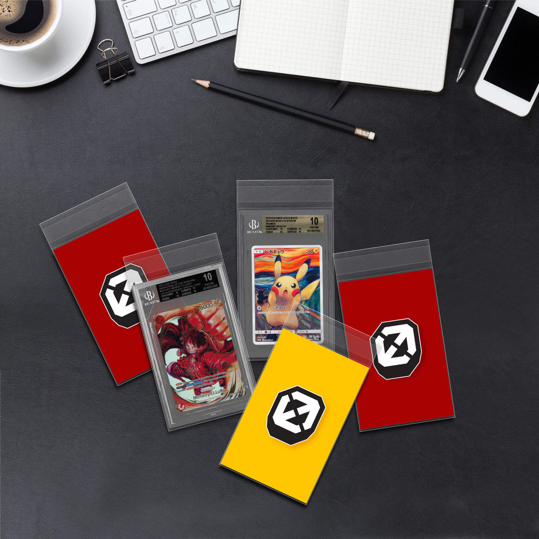 Graded card sleeves for Beckett slabs – protective BGS grading sleeves – EVORETRO pokemon