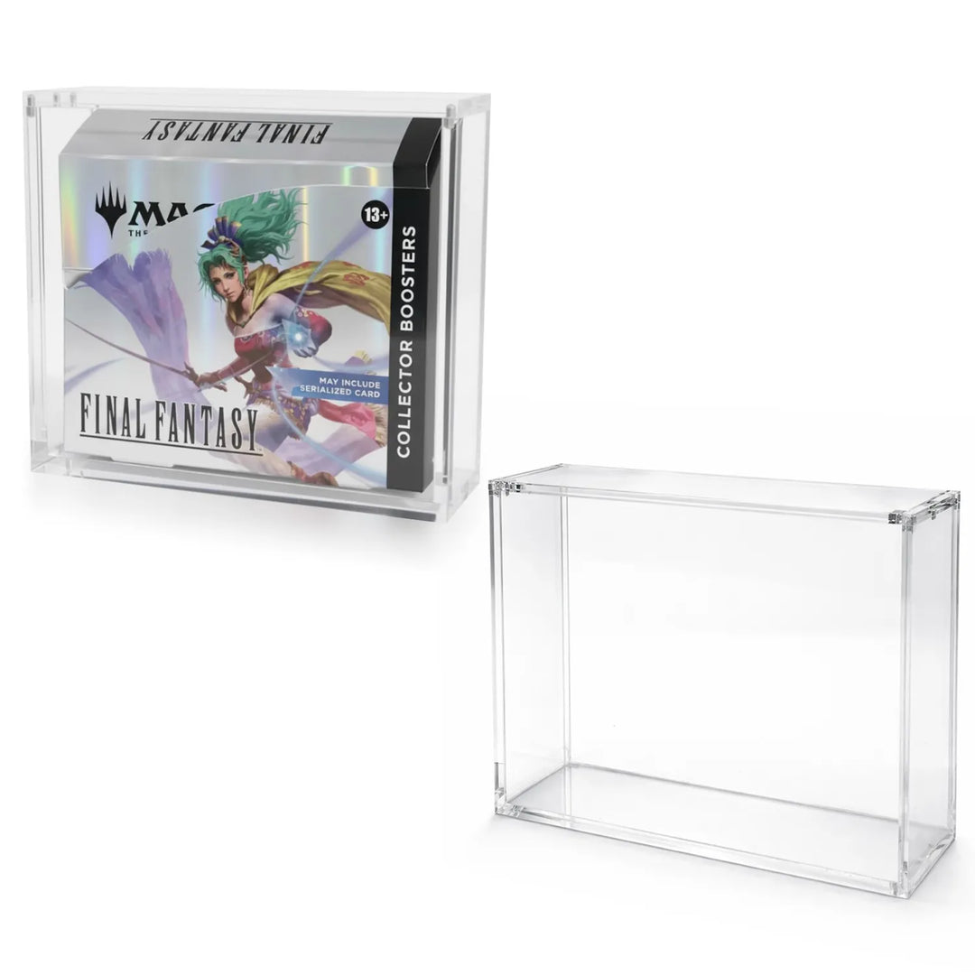 Magnetic Acrylic Display Case for MTG Universes Beyond: Final Fantasy Collector Boosters Box