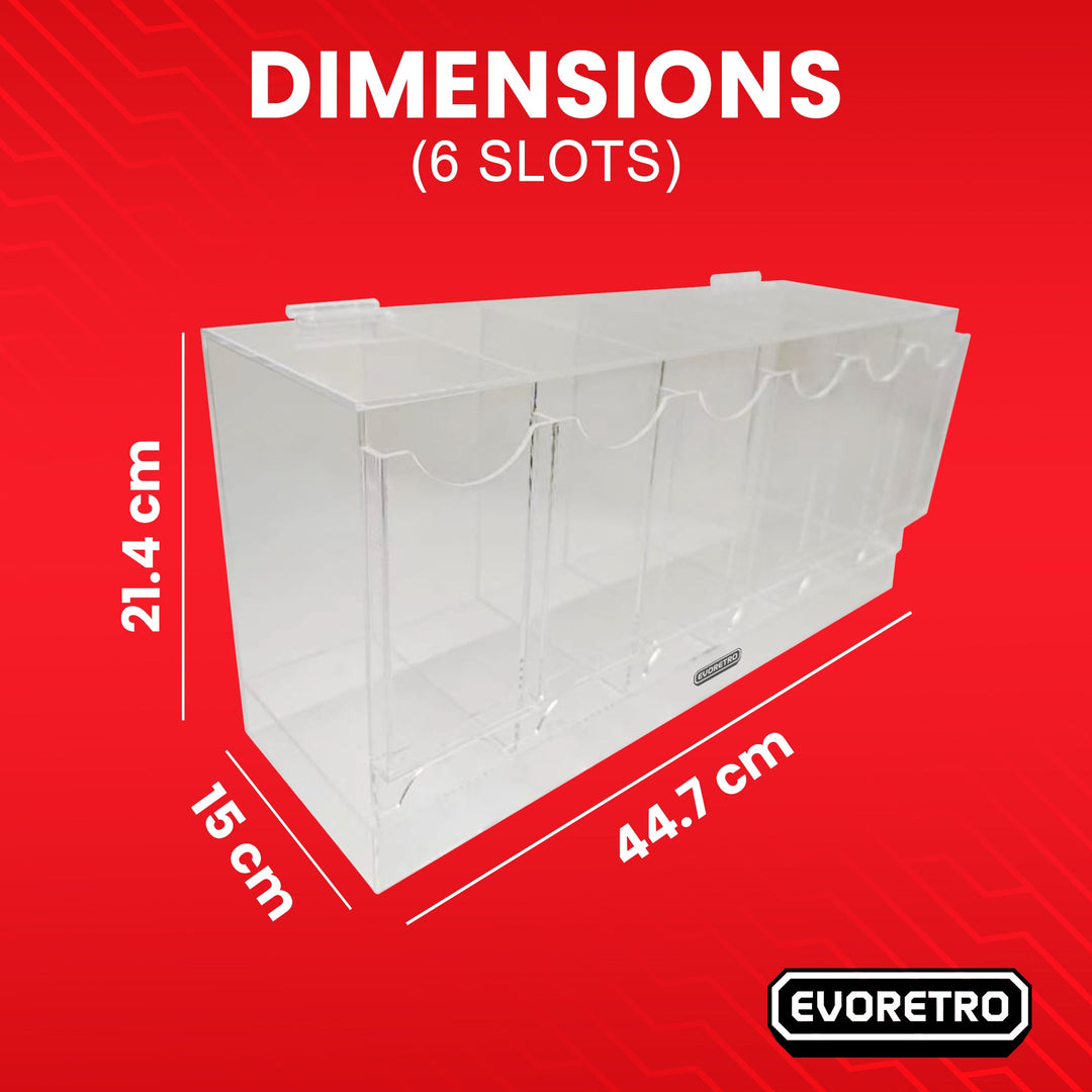 evoretro acrylic display stand