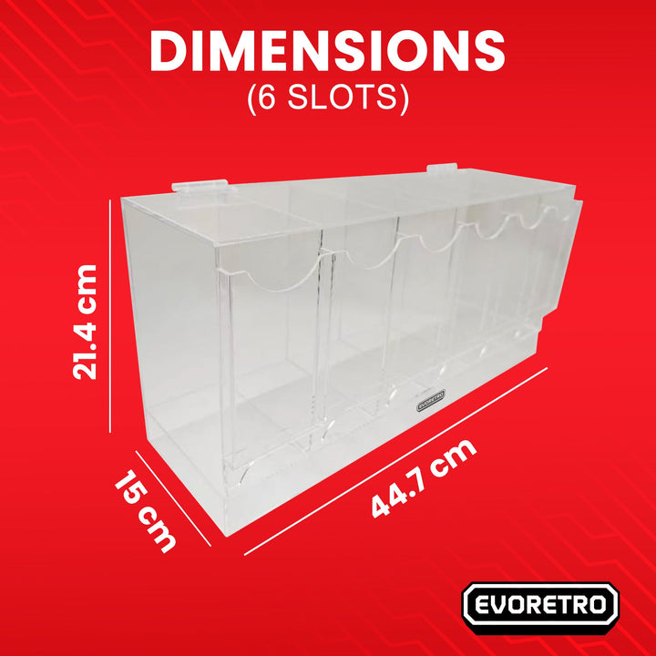 evoretro acrylic display stand