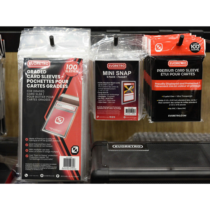 Premium card sleeves for trading cards – protective TCG card sleeves – EVORETRO