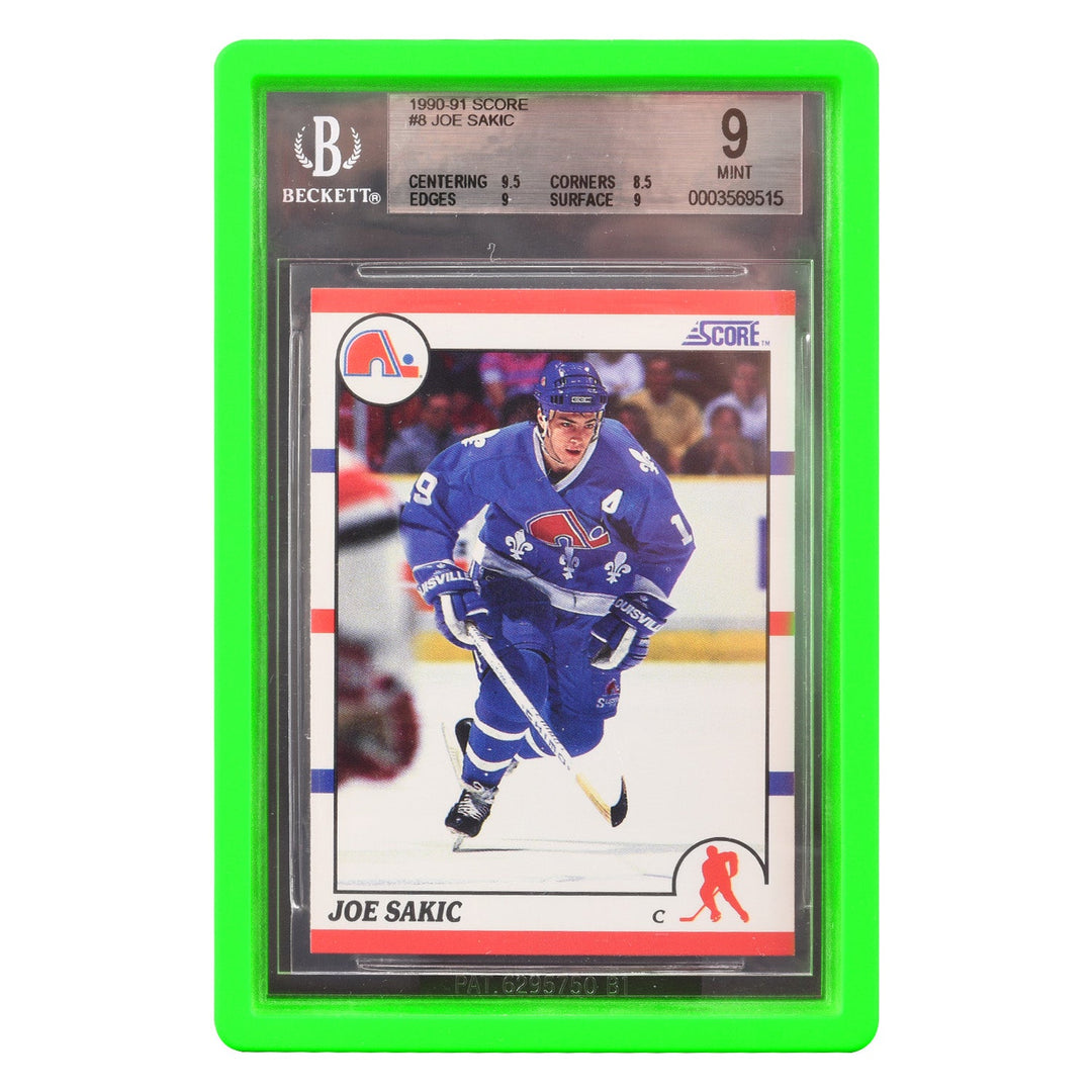 EVORETRO green bumper for Beckett BGS slab protective case for graded trading cards