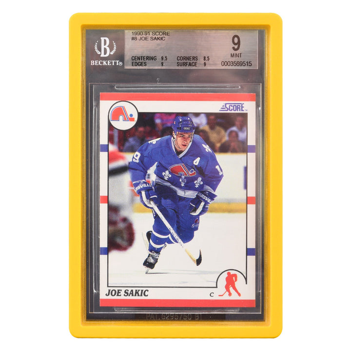 EVORETRO yellow bumper for Beckett BGS slab protective case for graded trading cards