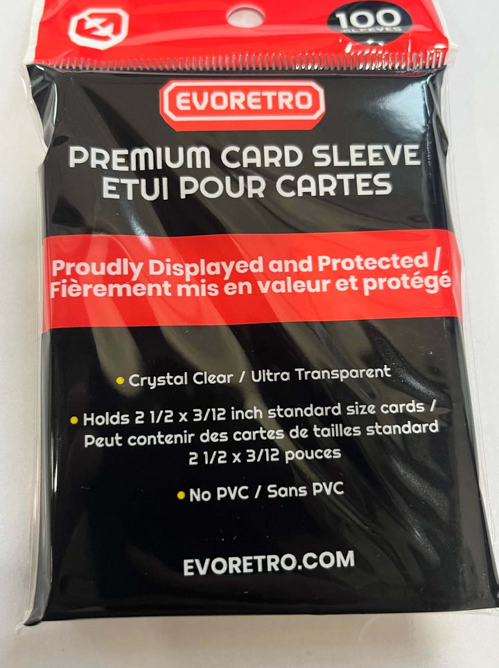 Premium card sleeves for trading cards – protective TCG card sleeves – EVORETRO