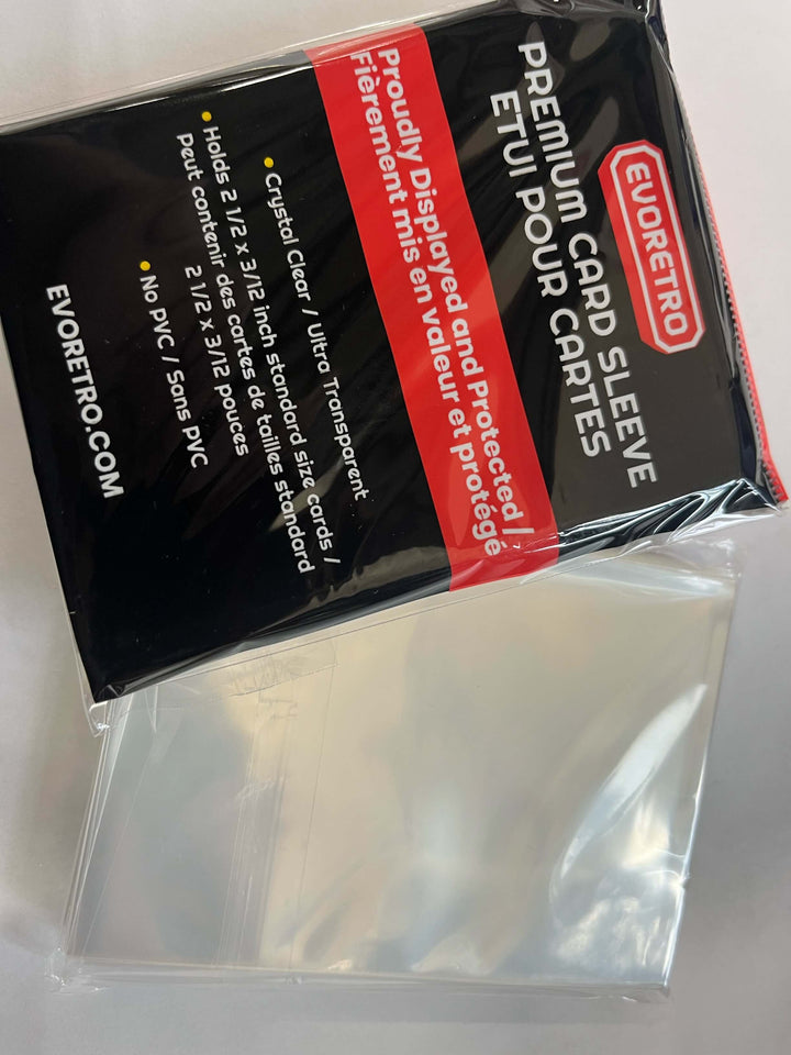 Premium card sleeves for trading cards – protective TCG card sleeves – EVORETRO