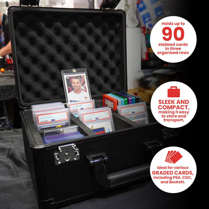 aluminum graded card storage box tsa lock
