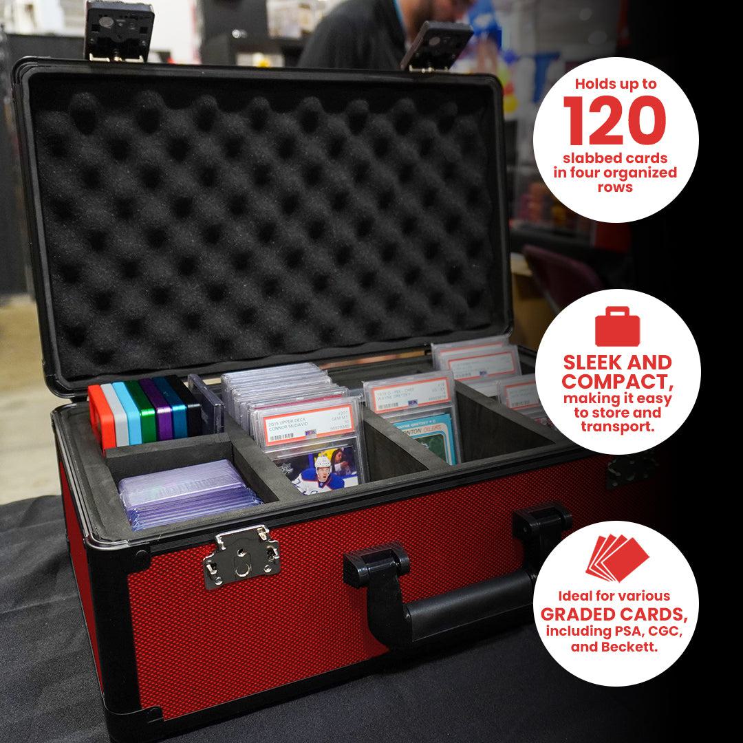 aluminum graded card storage box tsa lock