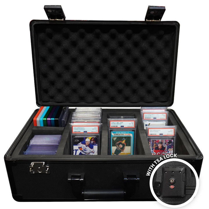 aluminum graded card storage box tsa lock