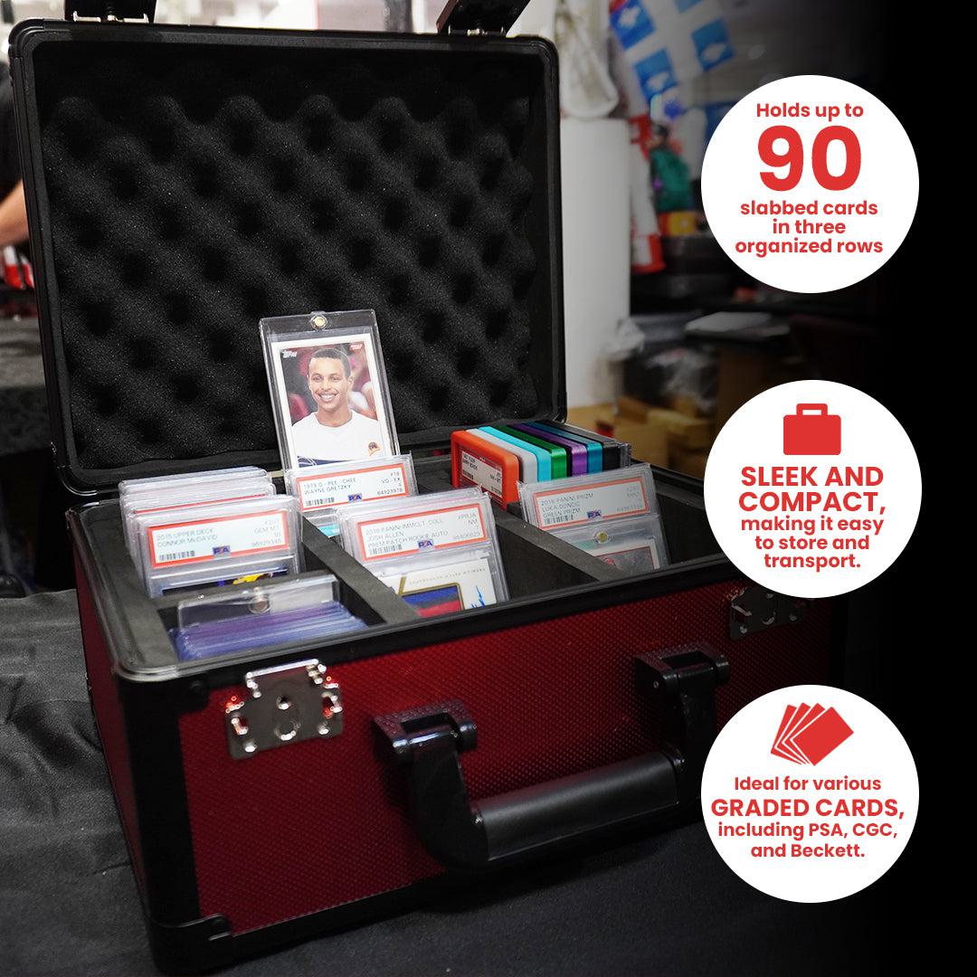 aluminum graded card storage box tsa lock