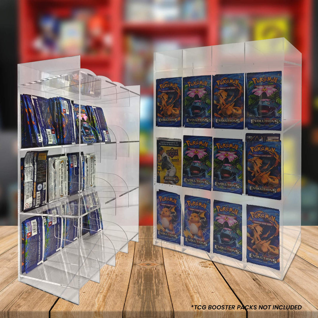 booster pack acrylic display stand