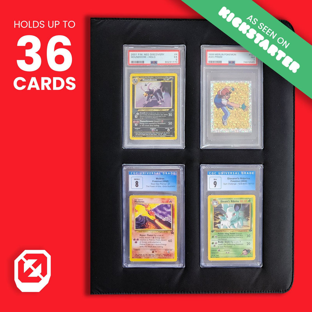 slab binder for graded cards